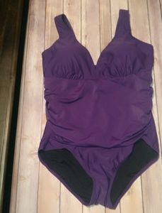 NWT Purple One Piece Bathing Suit